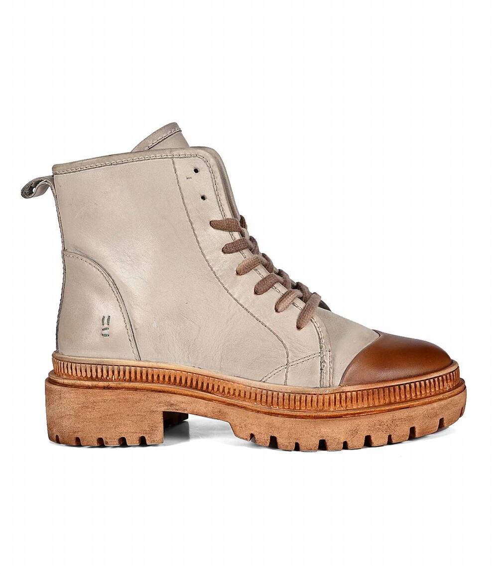 NEW ROAN women's kinship lace-up boot in almond